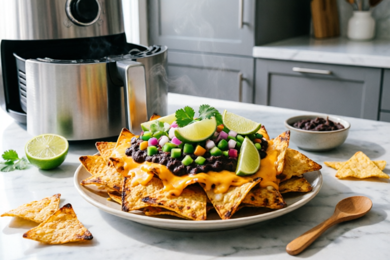 How to Make Crispy Air Fryer Nachos in Minutes