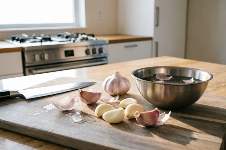 How to Peel Garlic Faster Without Mess