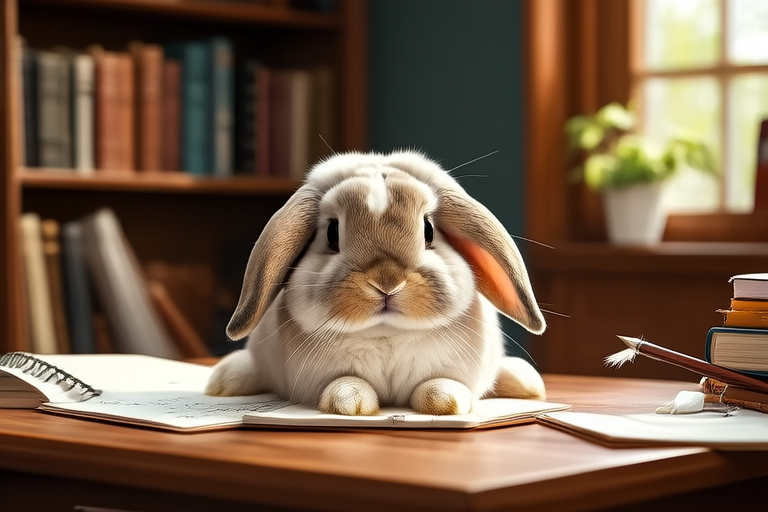 From Lap宠兔到宠物博客作者，分享关于垂耳兔的一切