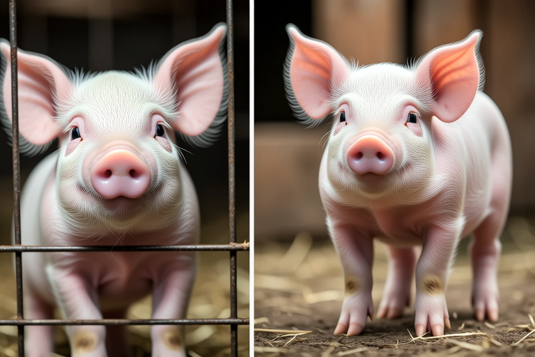 Adorable Mini Pig Transformations: From Tiny Tots to Full-Grown Beauties