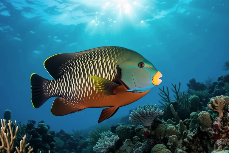 Parrot Fish in Focus: Nature’s Underwater Artists Unveiled